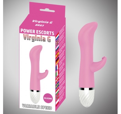 Virginia g pink 17 cm silicone vibrating 10 speed